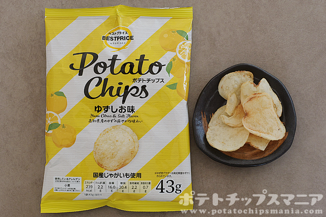 ベストプライス ポテトチップス ゆずしお味