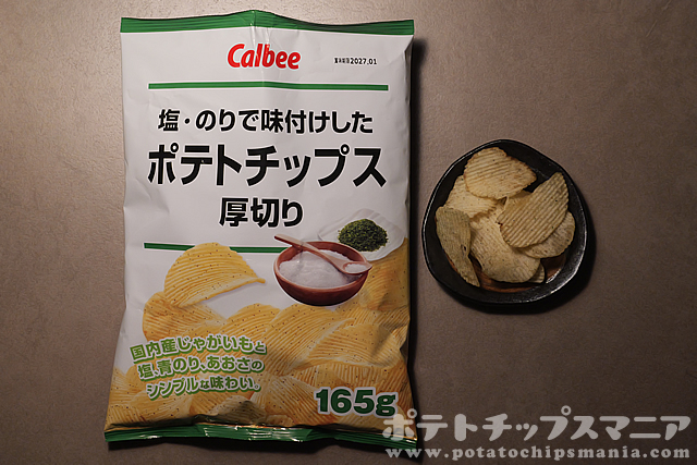 OKストア カルビー 塩・のりで味付けしたポテトチップス 厚切り