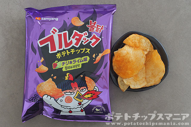 サムヤン ブルダック ポテトチップス チリ&ライム