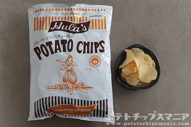 Hula's ポテトチップス スモーキーバーベキュー味